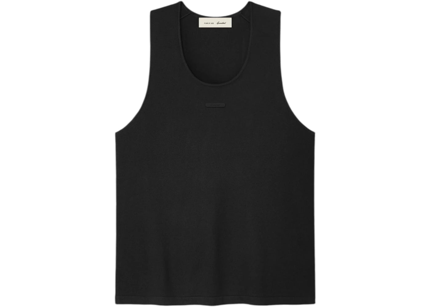 Fear of God Essentials Womens Classic Knit Tank Vintage Black