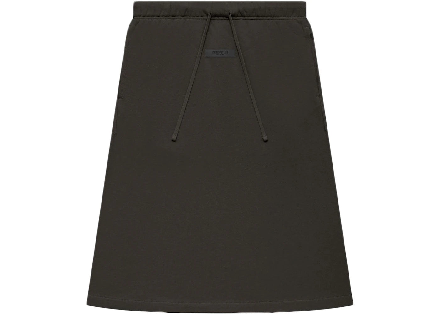 Fear of God Essentials Women's French Terry Skirt Off Black