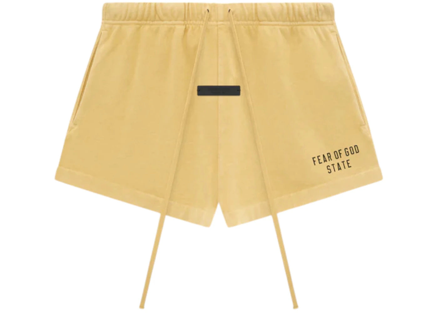 Fear of God Essentials Women's Heavy Jersey Running Shorts Amber