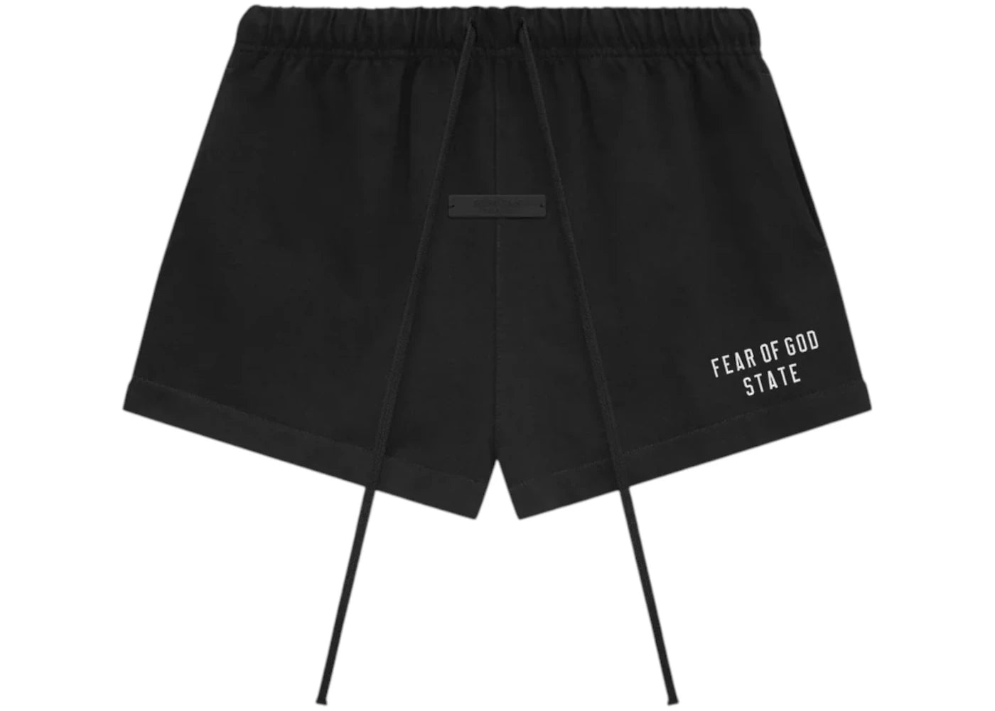Fear of God Essentials Women's Heavy Jersey Running Shorts Black