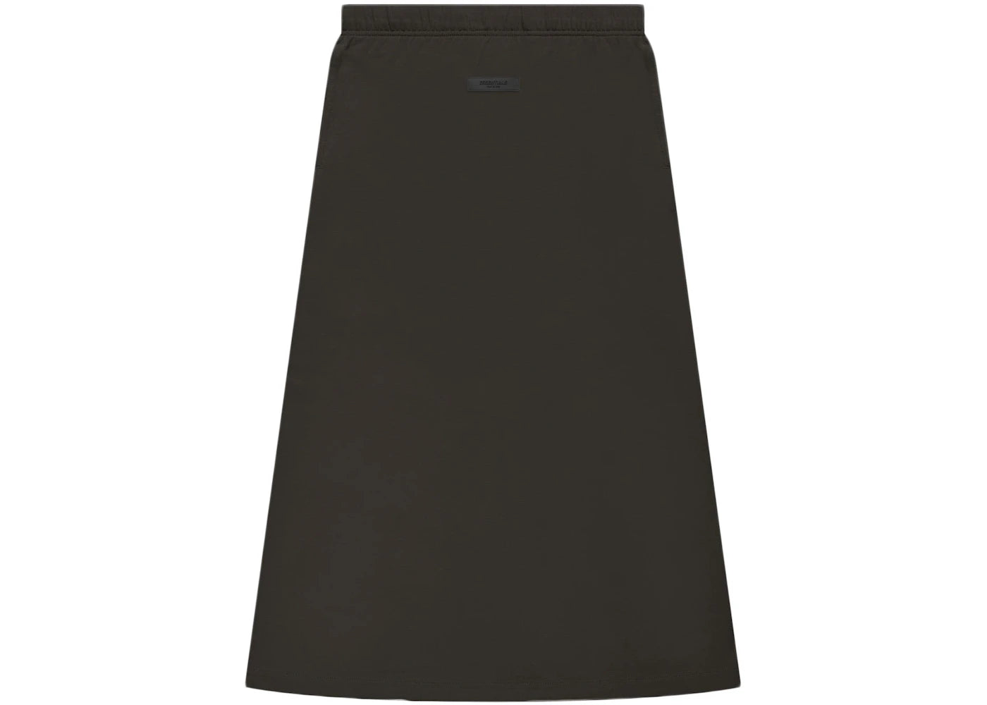 Fear of God Essentials Women's Jersey Long Skirt Off Black