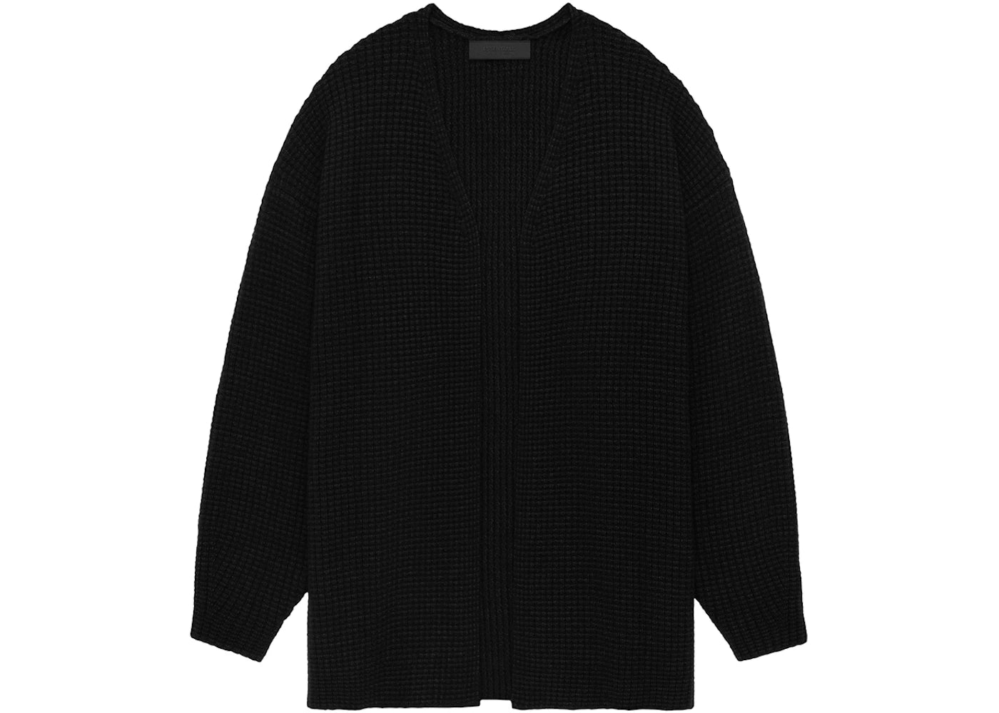 Fear of God Essentials Womens Knit Long Cardigan Black