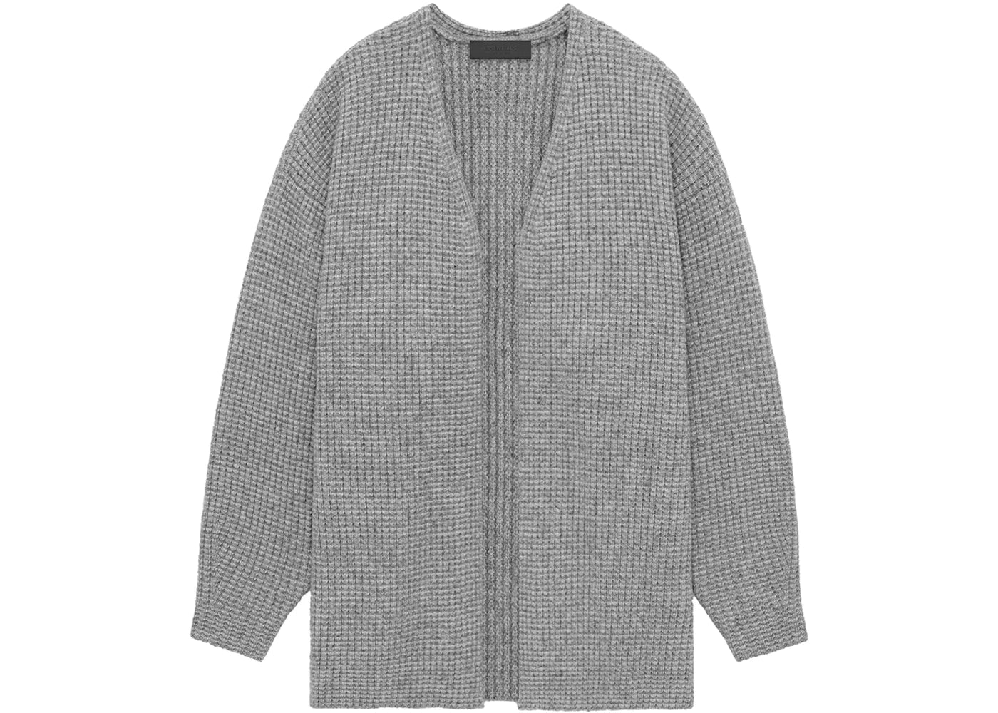 Fear of God Essentials Womens Knit Long Cardigan Dark Heather