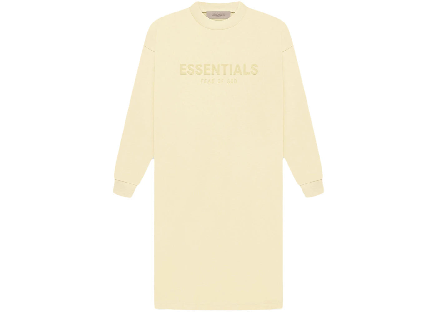 Fear of God Essentials Women's L/S Tee Dress Canary