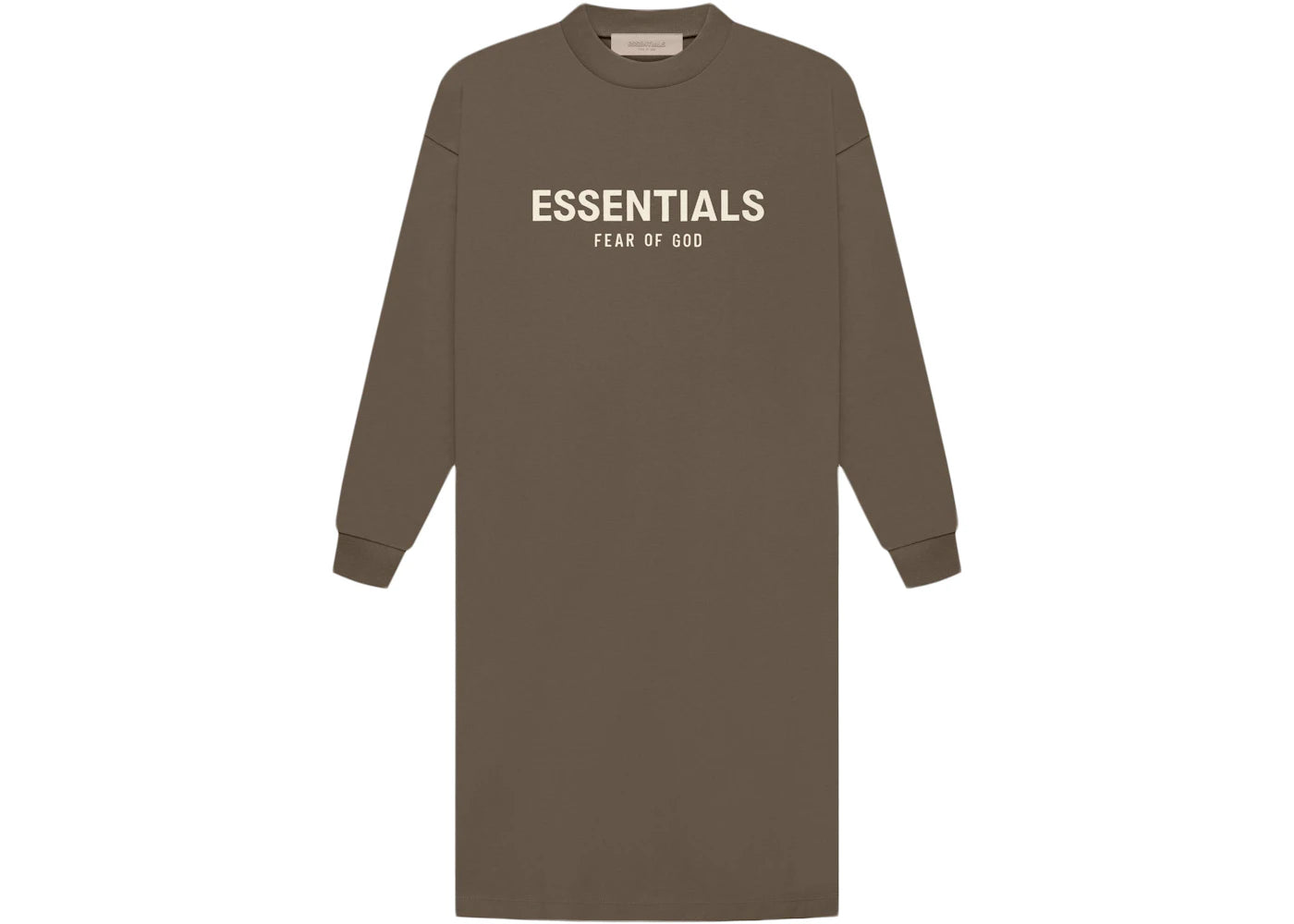 Fear of God Essentials Women's L/S Tee Dress Wood