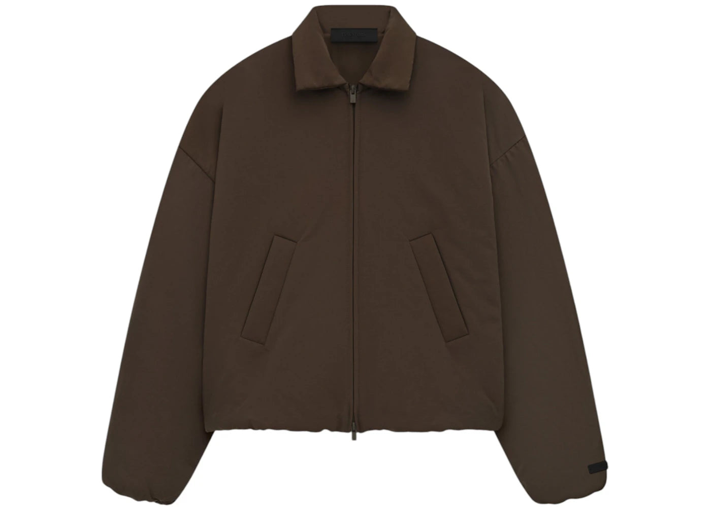Fear of God Essentials Women's Military Nylon Bomber Jacket Brown
