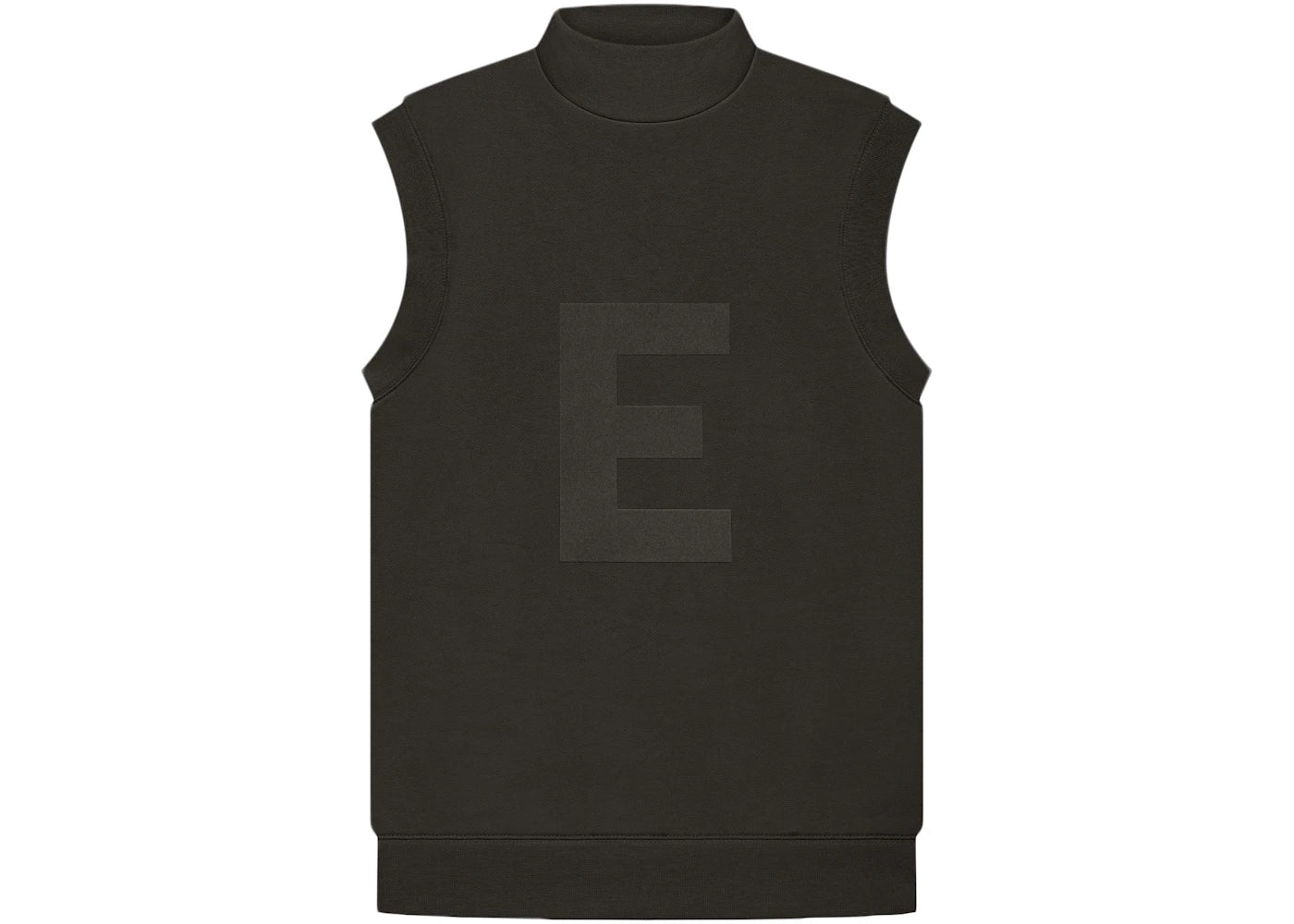 Fear of God Essentials Women's Mockneck Vest Off Black