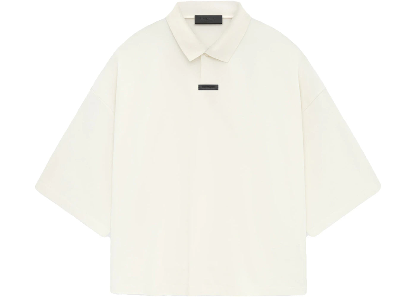 Fear of God Essentials Womens Pique Cropped Polo Shell