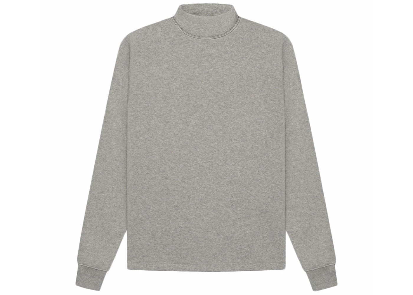 Fear of God Essentials Women's Relaxed Mockneck (SS22) Dark Oatmeal