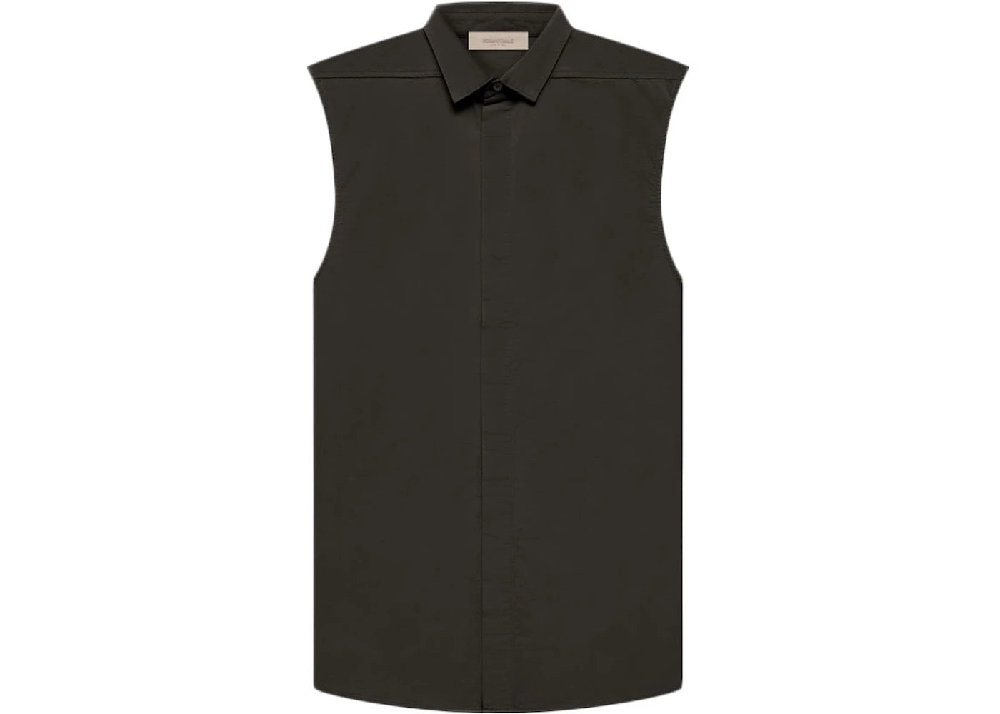 Fear of God Essentials Women's Sleeveless Oxford Off Black