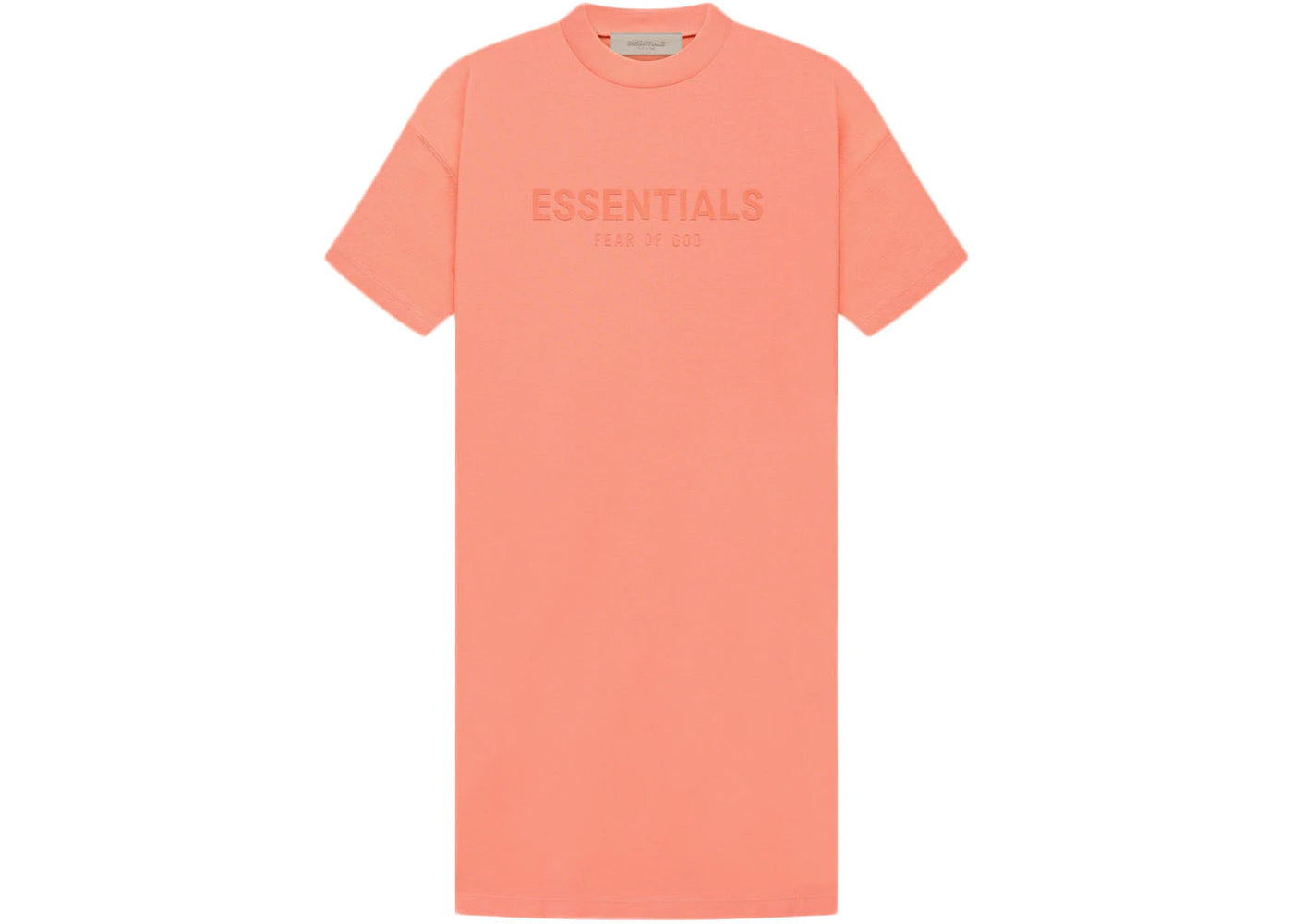 Fear of God Essentials Women's T-shirt Dress Coral