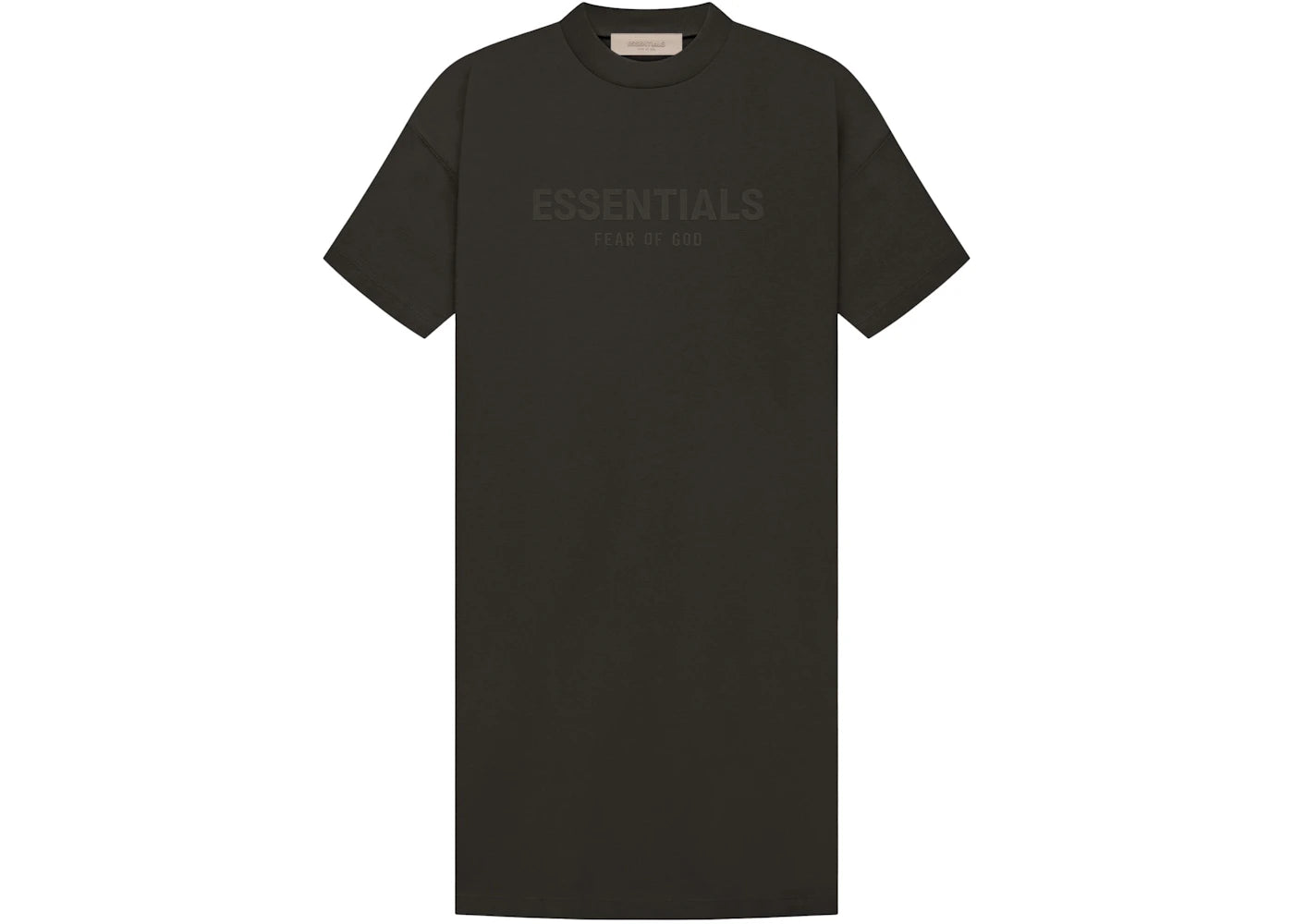 Fear of God Essentials Women's Tee Dress Off Black