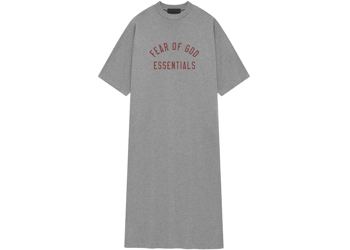 Fear of God Essentials Womens Tri-Blend 3/4 Sleeve Dress Dark Heather