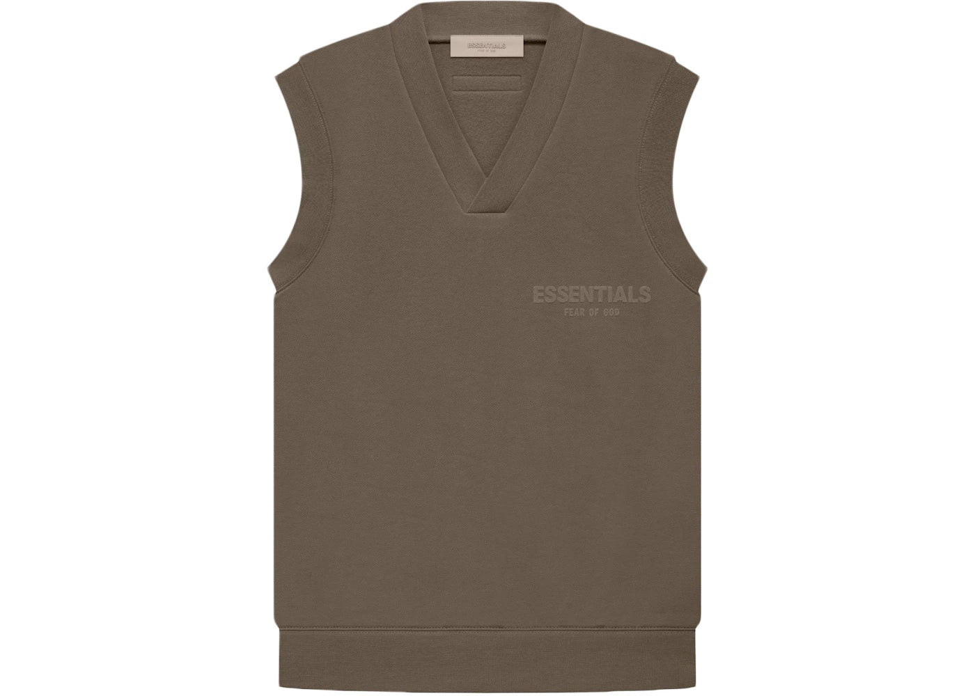 Fear of God Essentials Women's V Neck Vest Wood