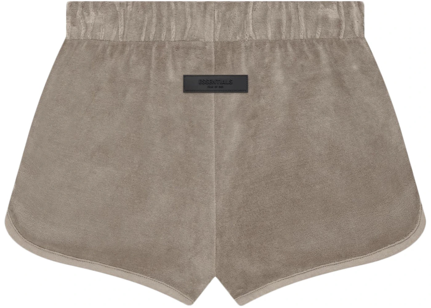 Fear of God Essentials Women's Velour Beach Short Desert Taupe