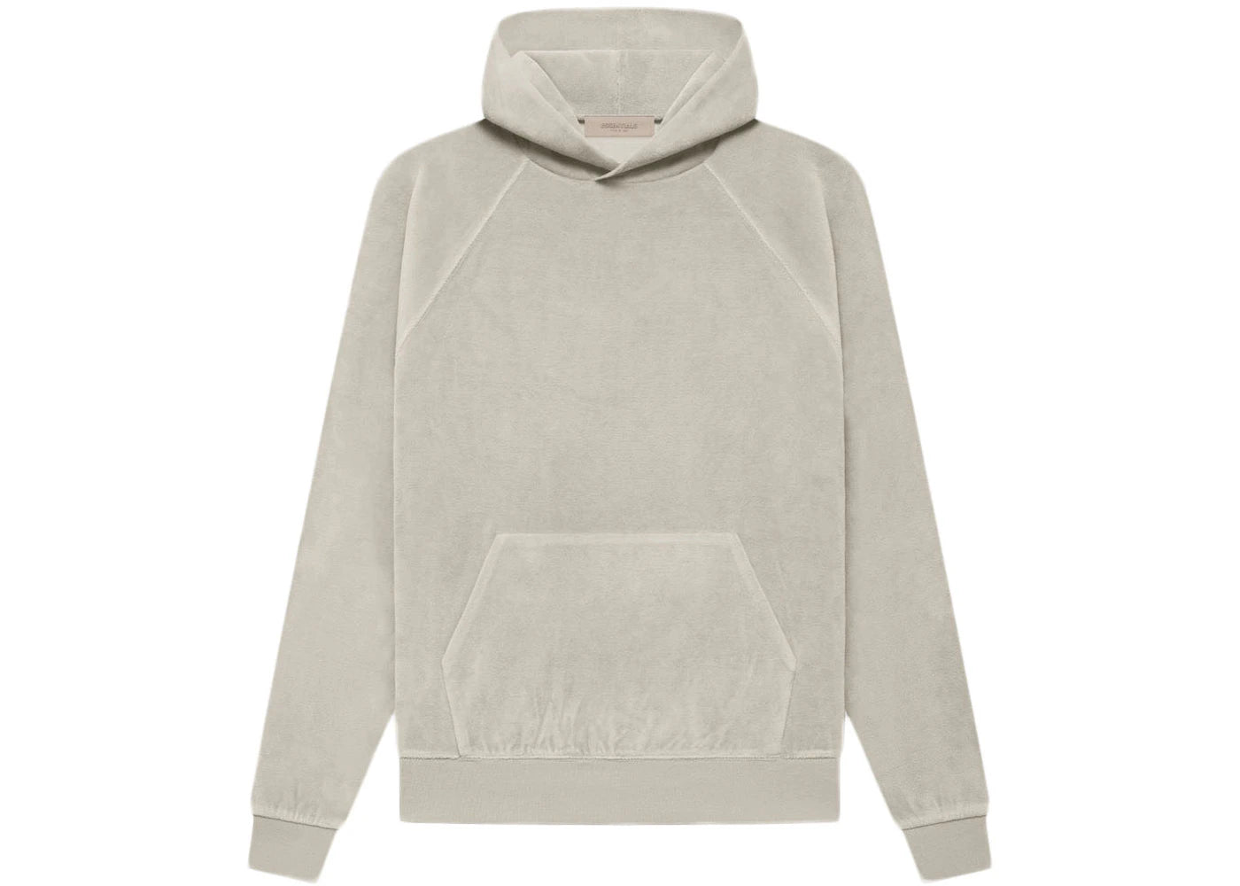 Fear of God Essentials Women's Velour Hoodie Smoke