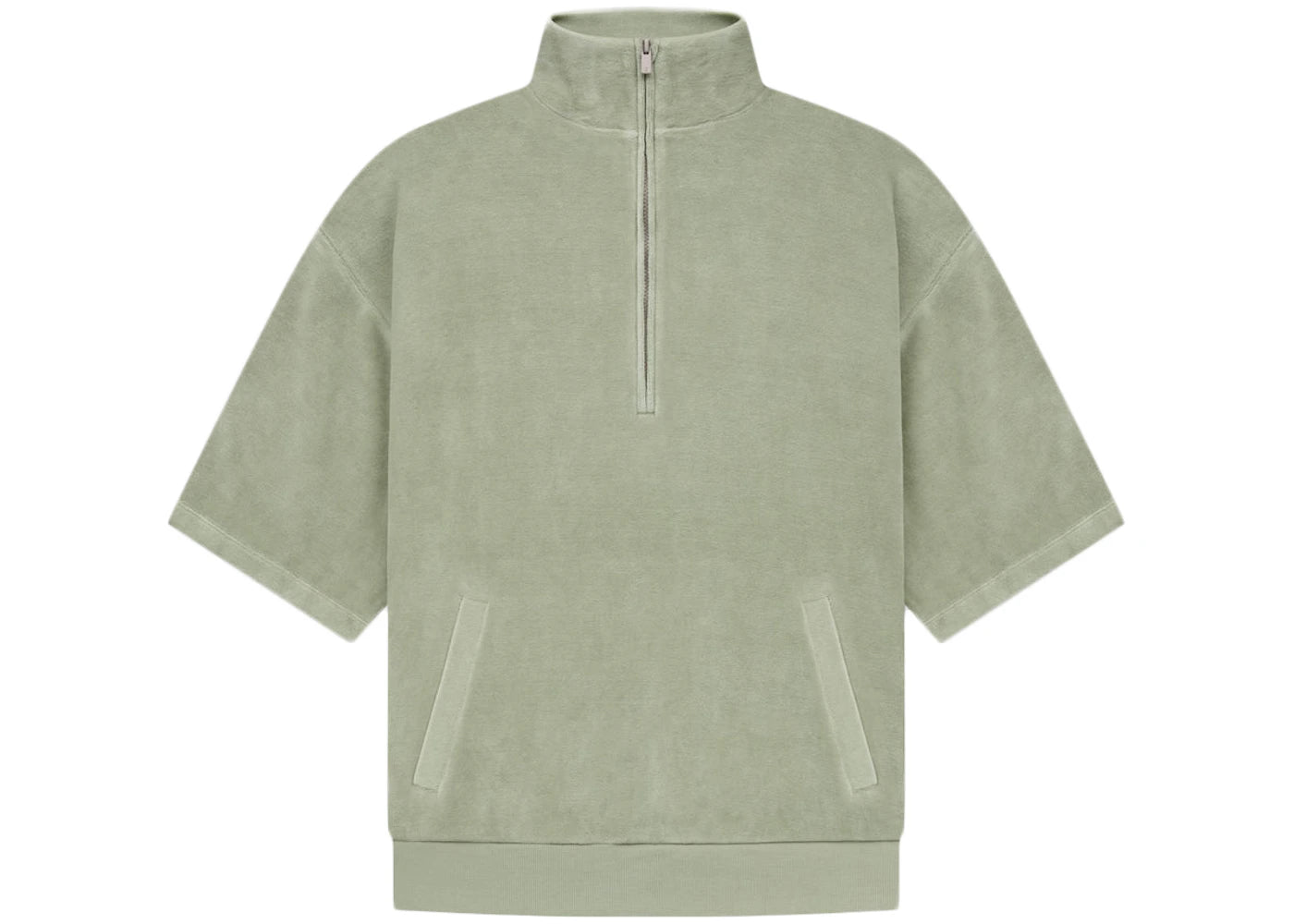 Fear of God Essentials Women's Velour Mockneck Seafoam