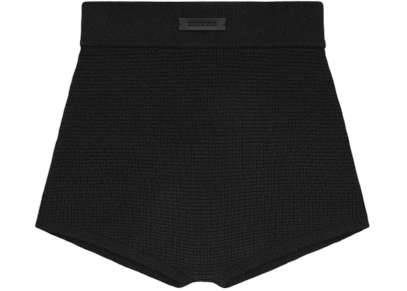 Fear of God Essentials Womens Waffle Boy Short Black