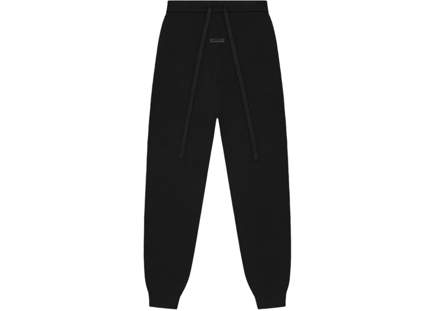 Fear of God Essentials Womens Waffle Fitted Sweatpant Black