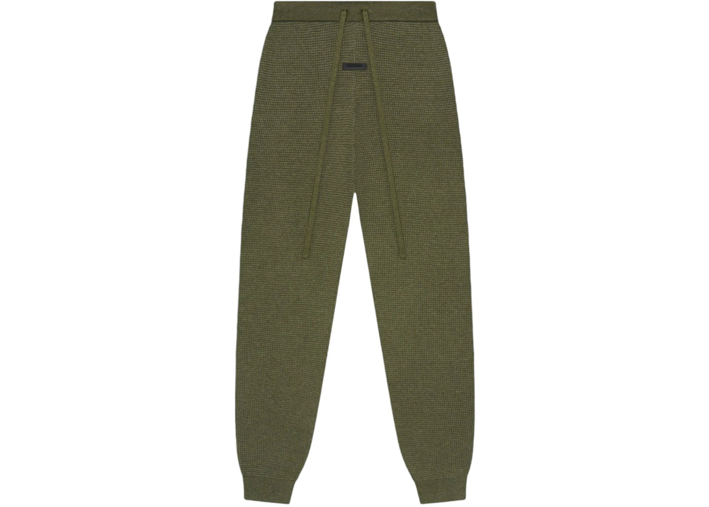 Fear of God Essentials Womens Waffle Fitted Sweatpant Military