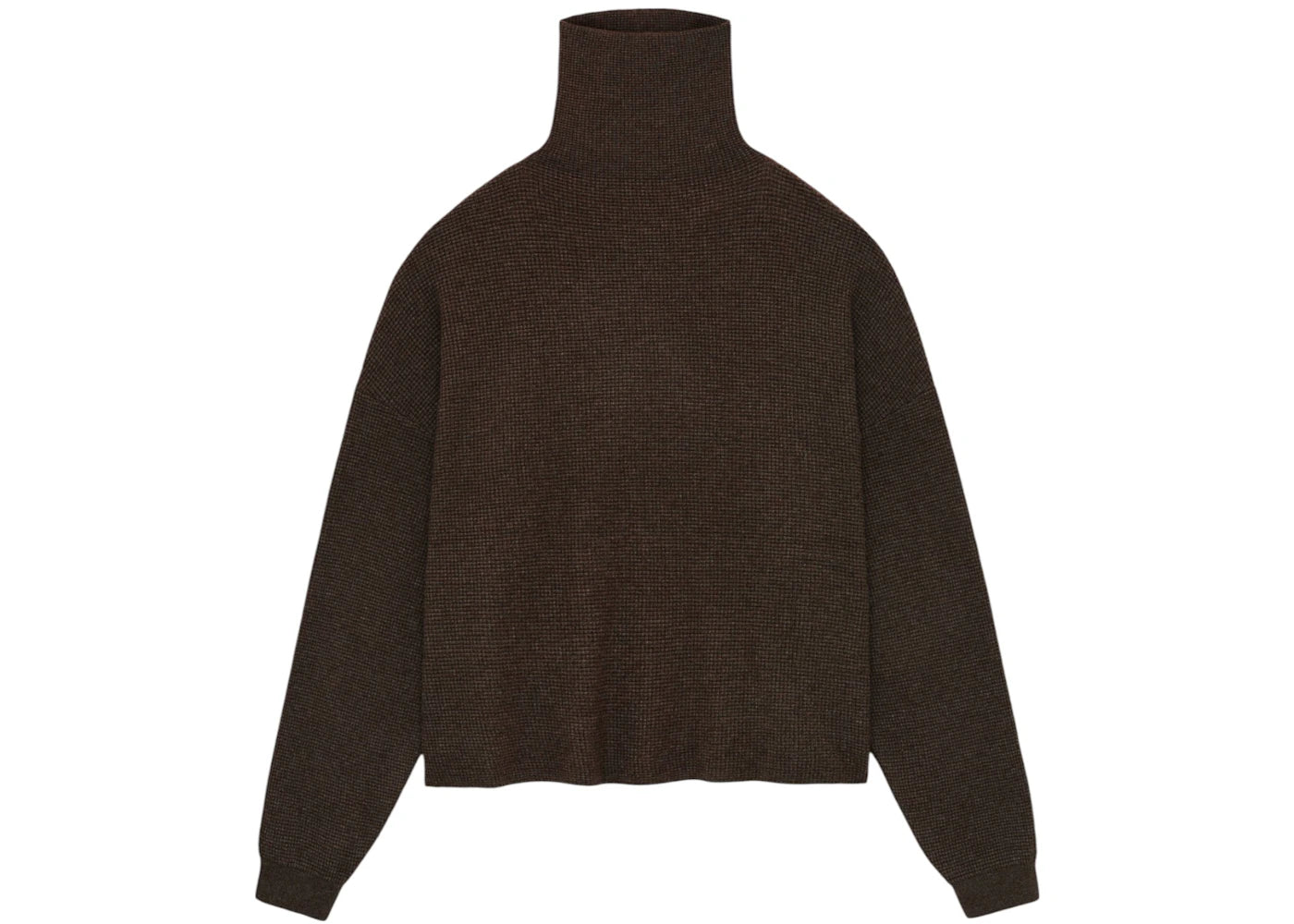 Fear of God Essentials Women's Waffle Turtleneck Brown