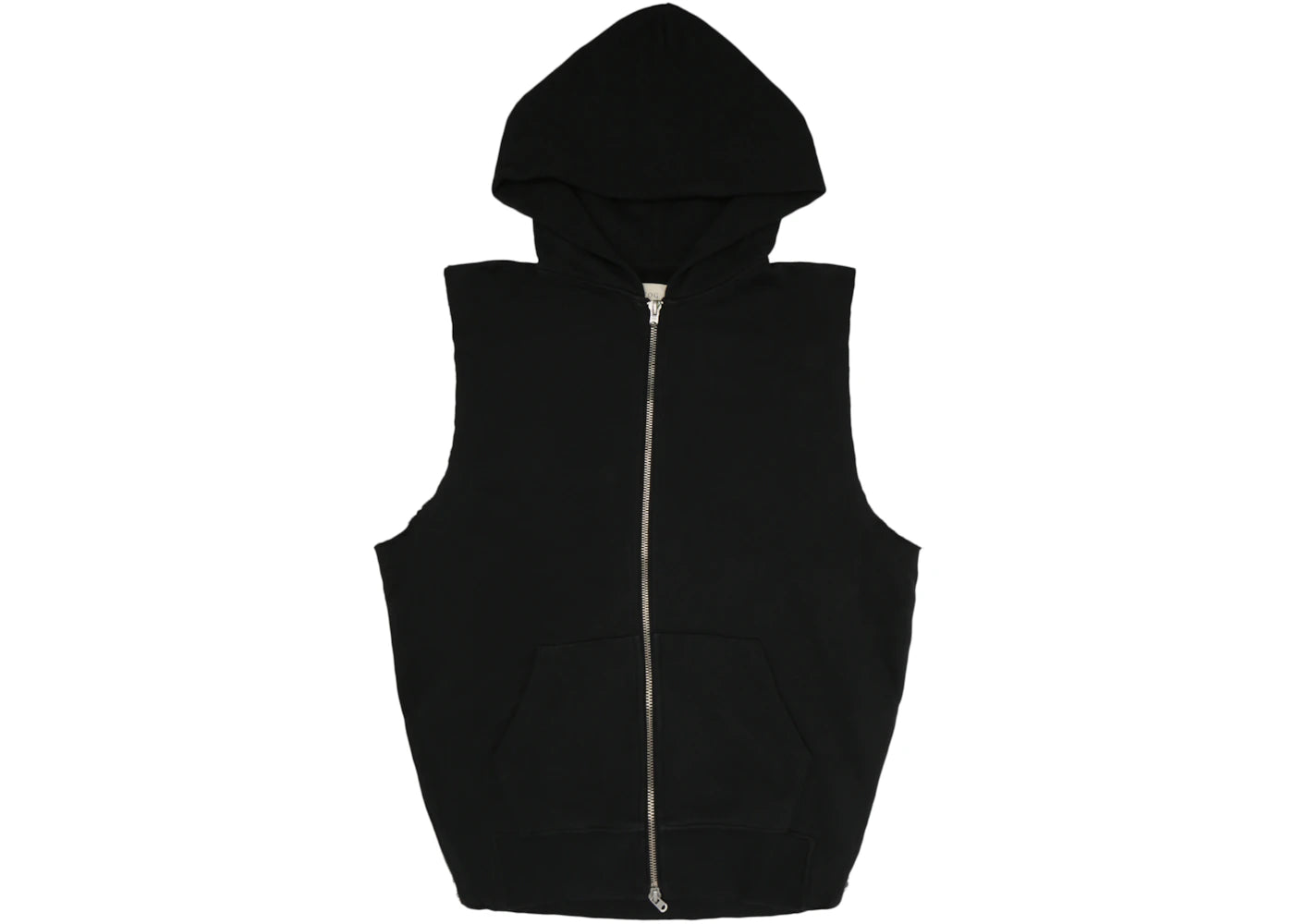 Fear of God FOG Sleeveless Zip Hoodie Black