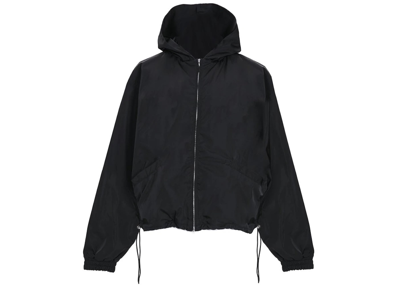 Fear of God Heavy Nylon Full Zip Hoodie Black