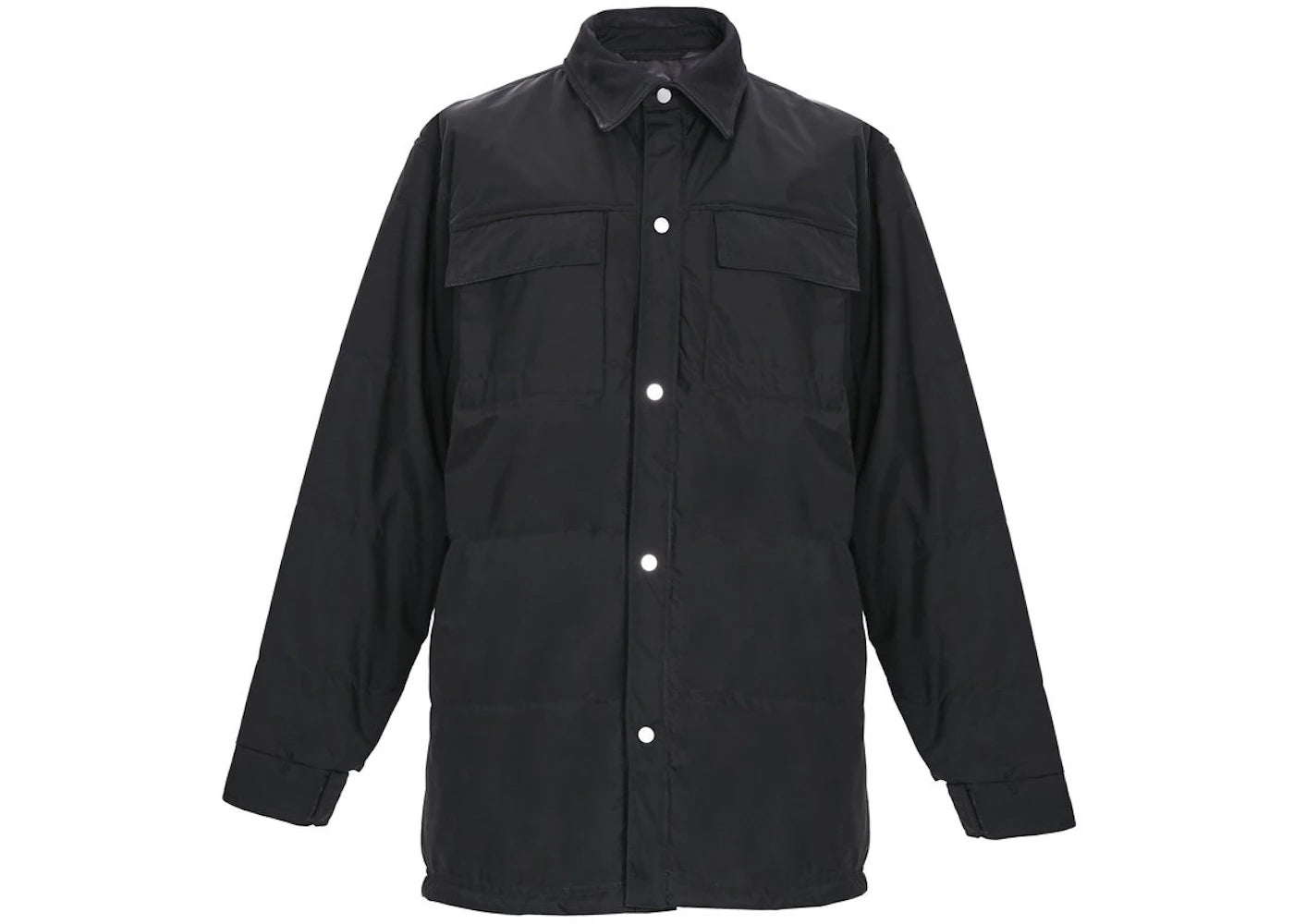 Fear of God Heavy Nylon Quilted Shirt Jacket Black