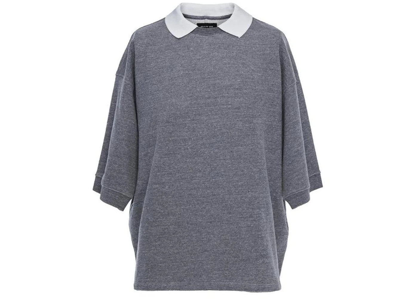 Fear of God Heavy Terry Crewneck Polo Grey