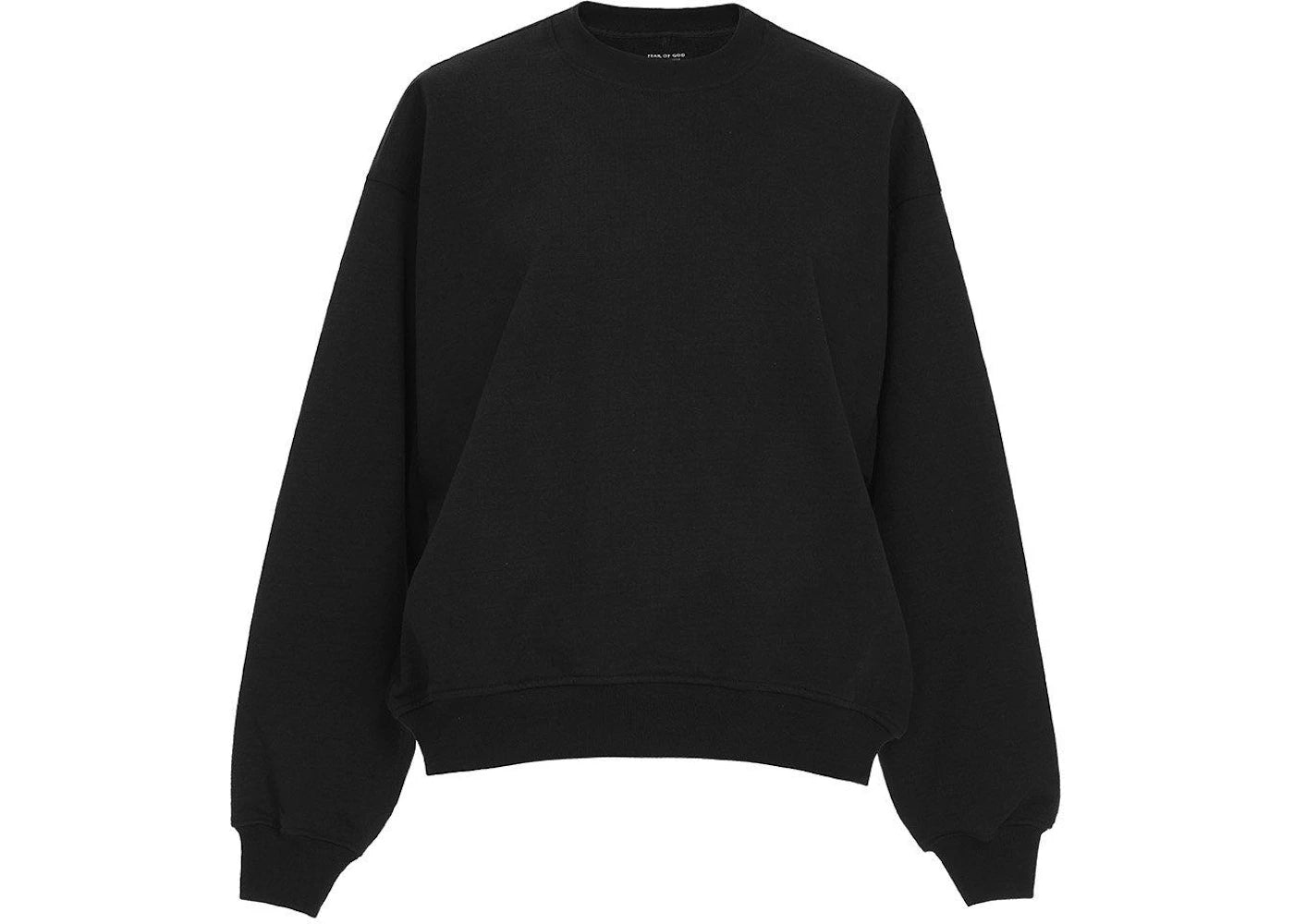 Fear of God Heavy Terry Crewneck Sweatshirt Black