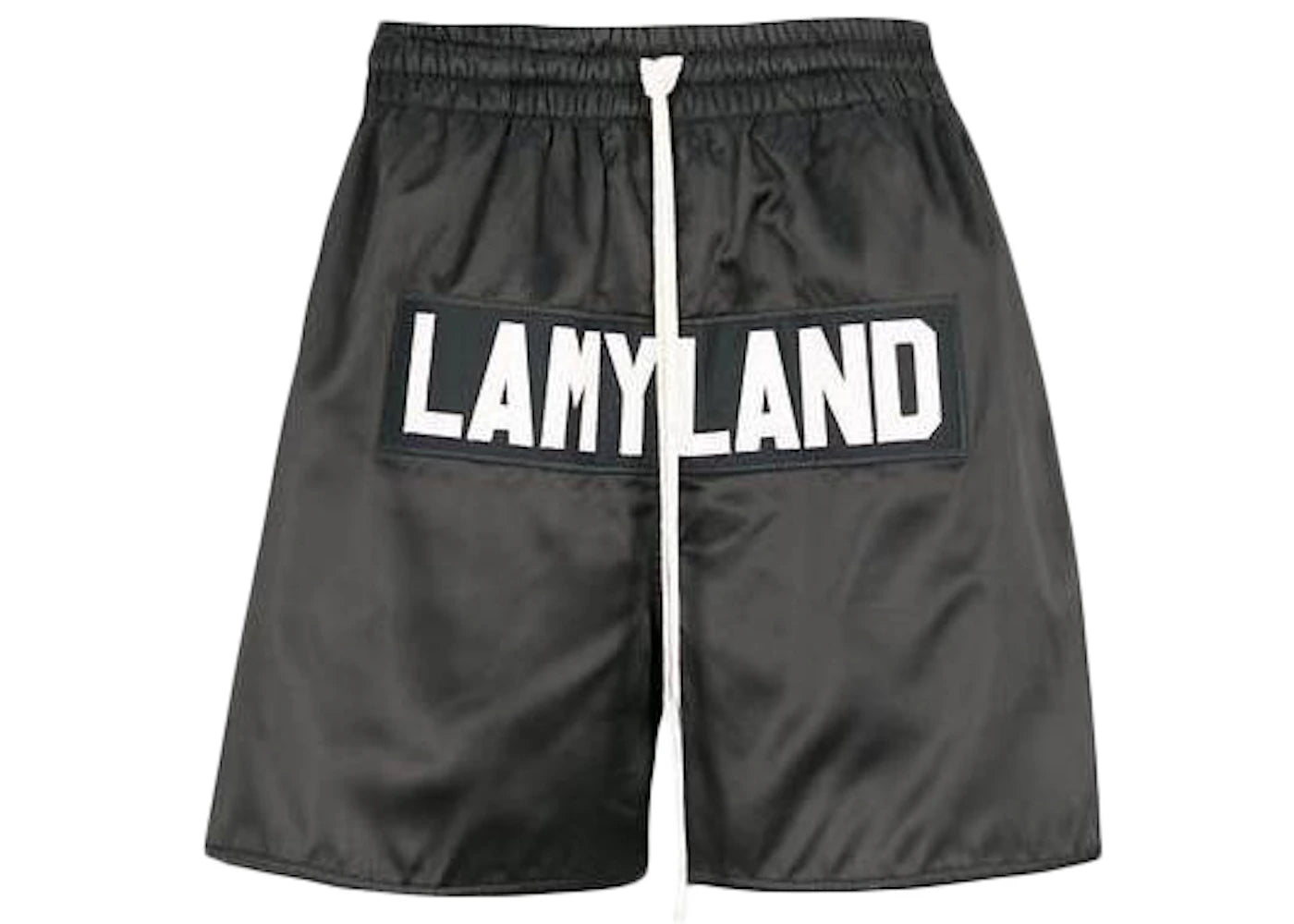 Fear of God Japanese LAMYLAND Satin Boxing Shorts Black