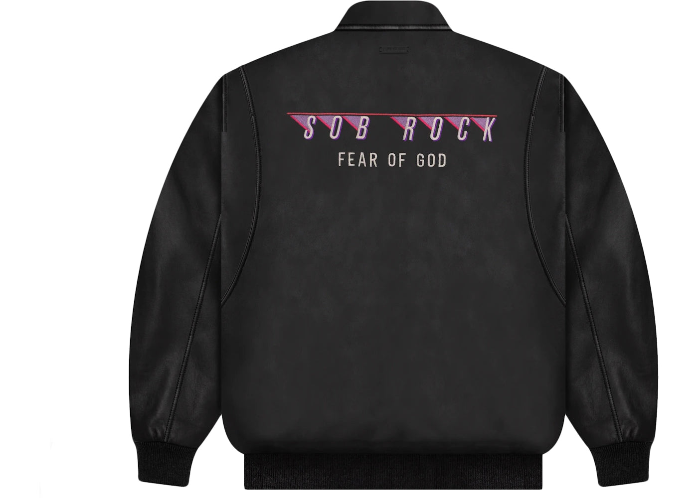 Fear of God John Mayer Sob Rock Leather Bomber Black