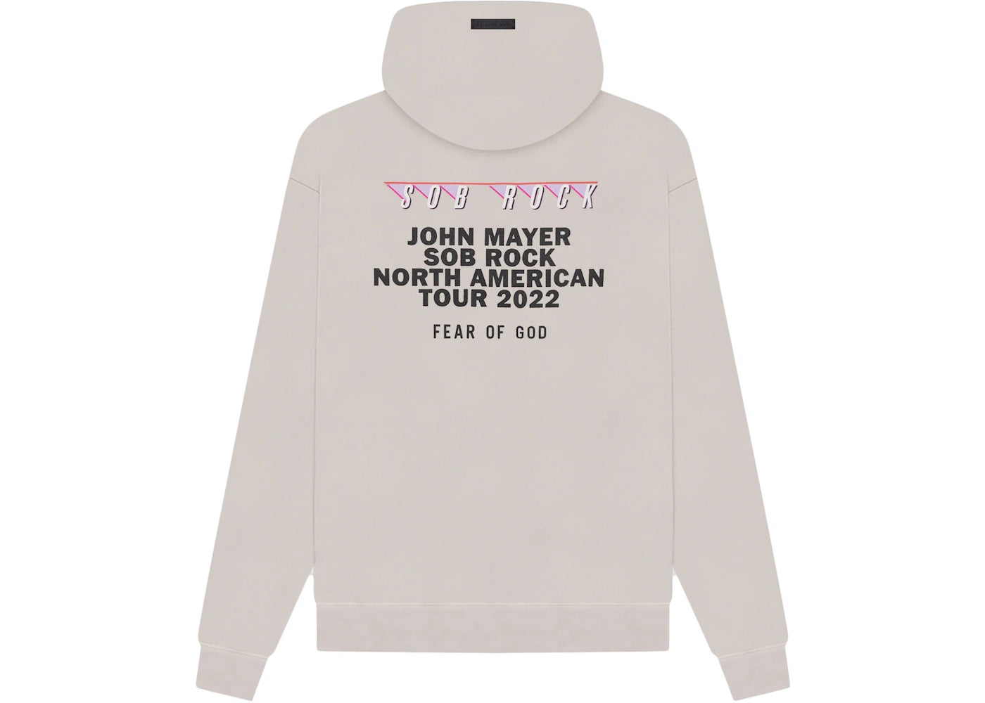 Fear of God John Mayer Sob Rock Souvenir Hoodie Cement