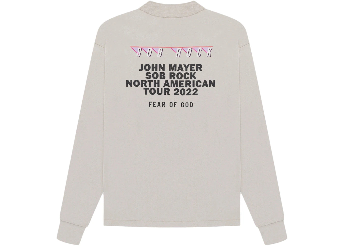 Fear of God John Mayer Sob Rock Souvenir L/S T-shirt Cement