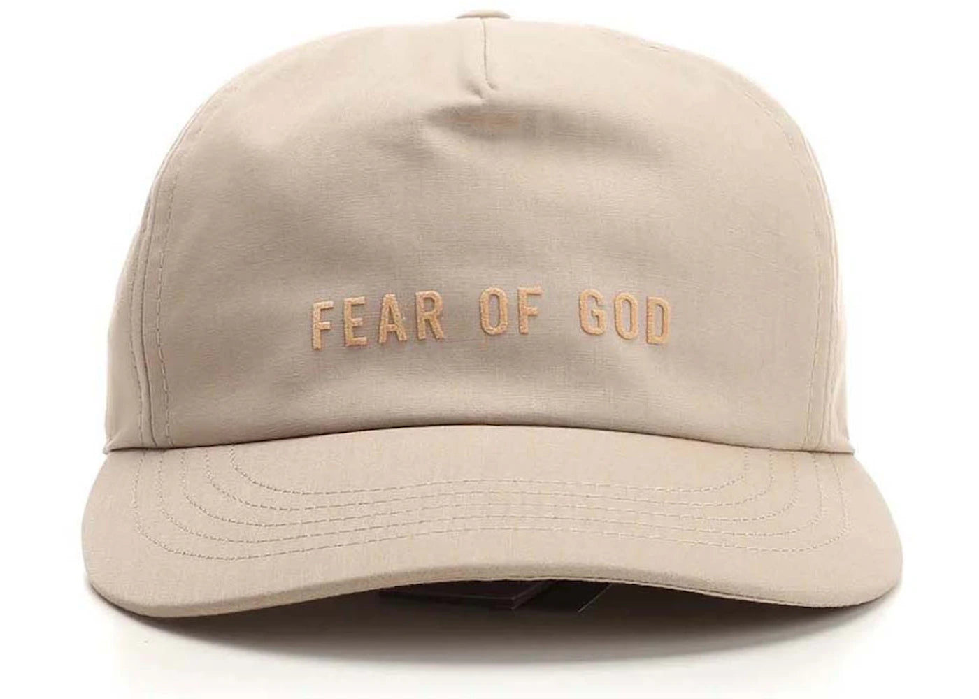 Fear of God Logo Detailed Baseball Cap Beige