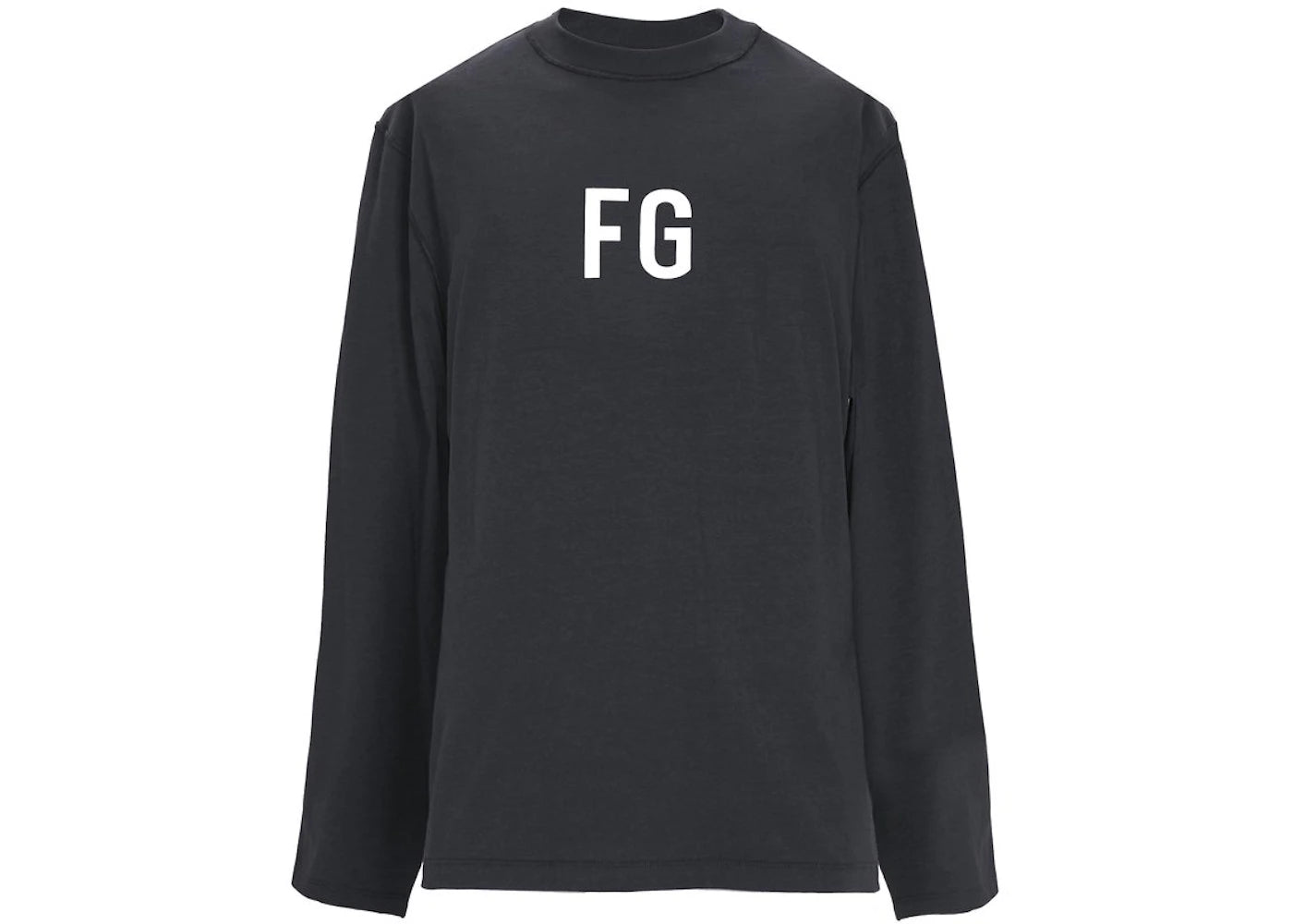 Fear of God Long Sleeve 'FG' T-shirt Vintage Black