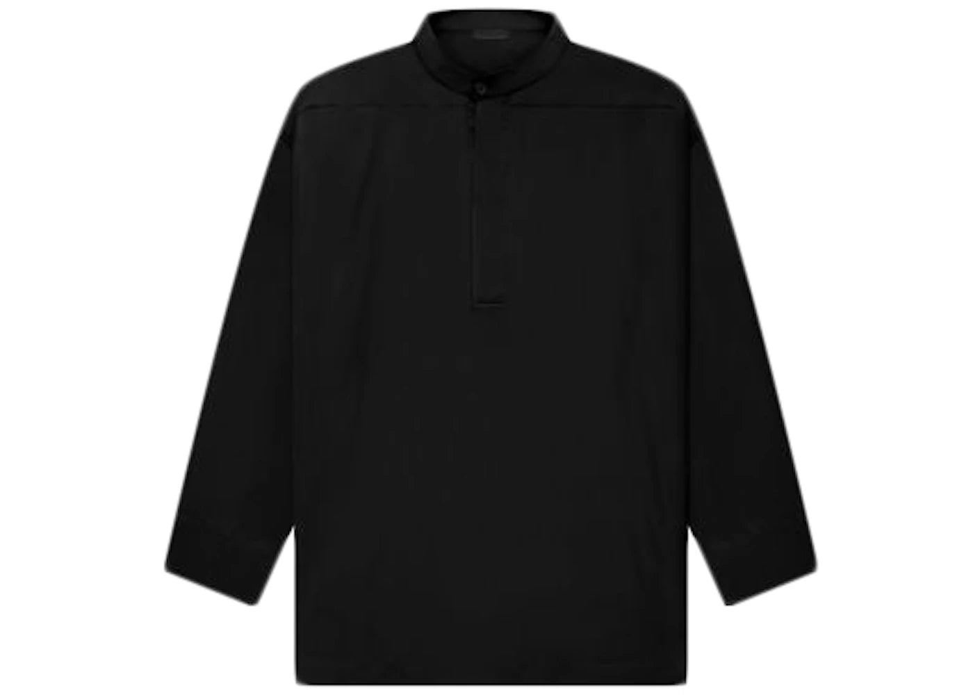 Fear of God Luxury Loungewear Silk Longsleeve T-shirt Black