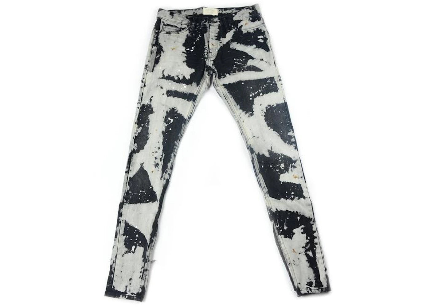 Fear of God Maxifeld Tie Dye Selvedge Denim Jeans Black/White