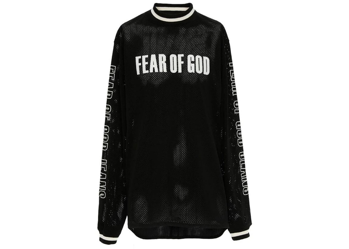 Fear of God Mesh Motorcross Jersey Black