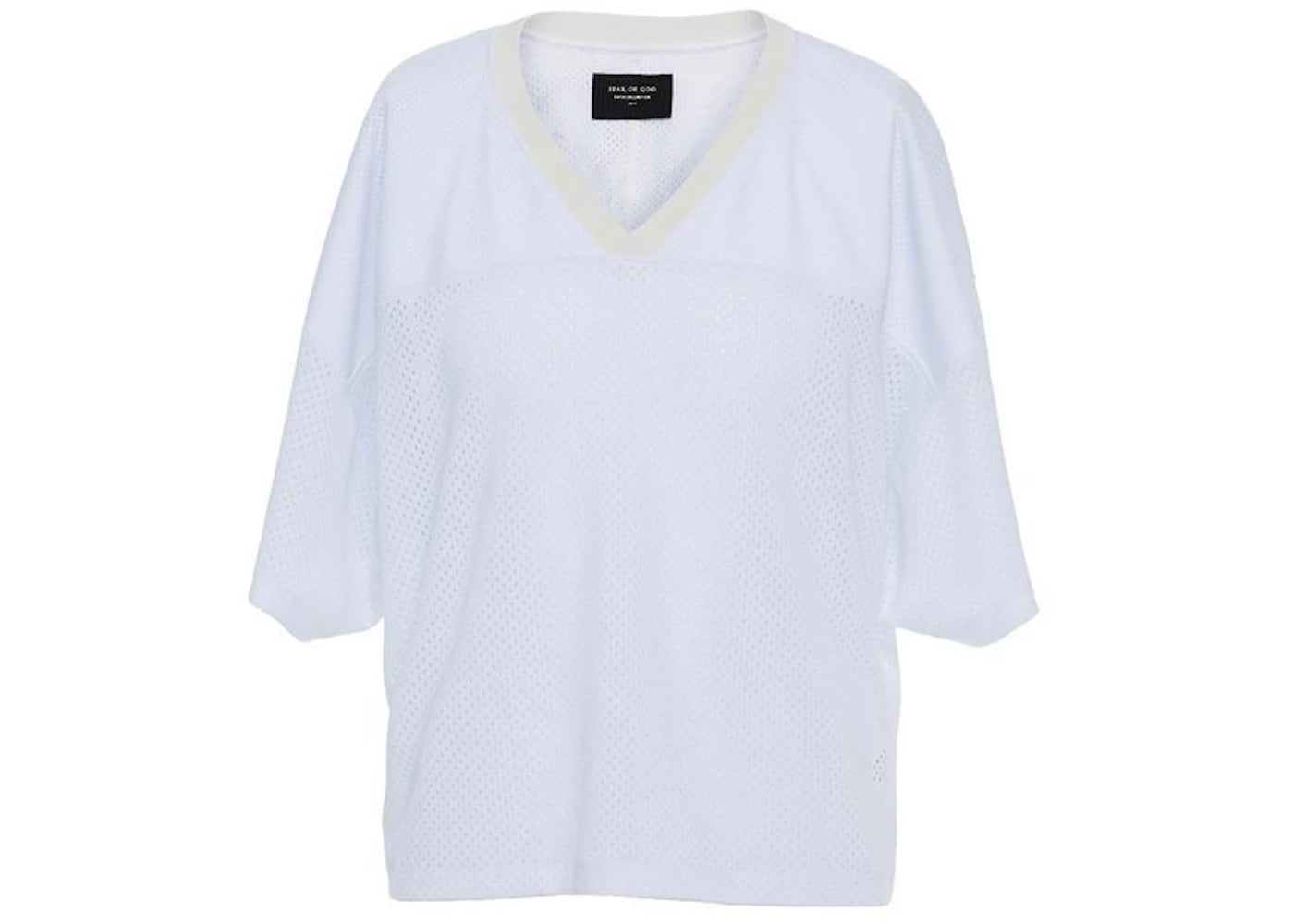 Fear of God Mesh Oversized Jersey White