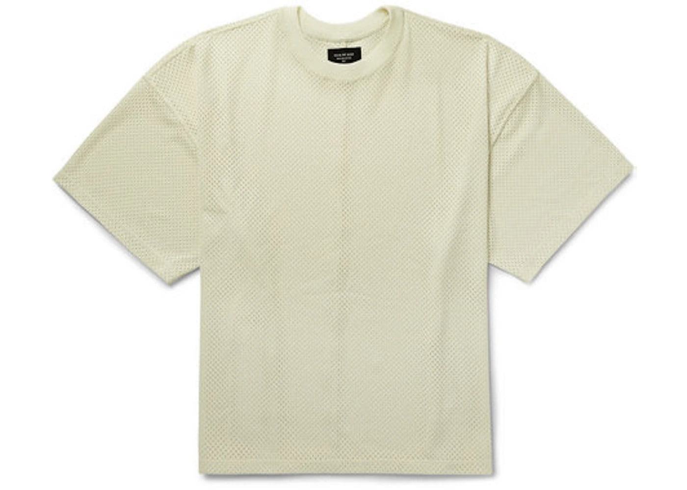 Fear of God Mesh Oversized T-shirt Cream