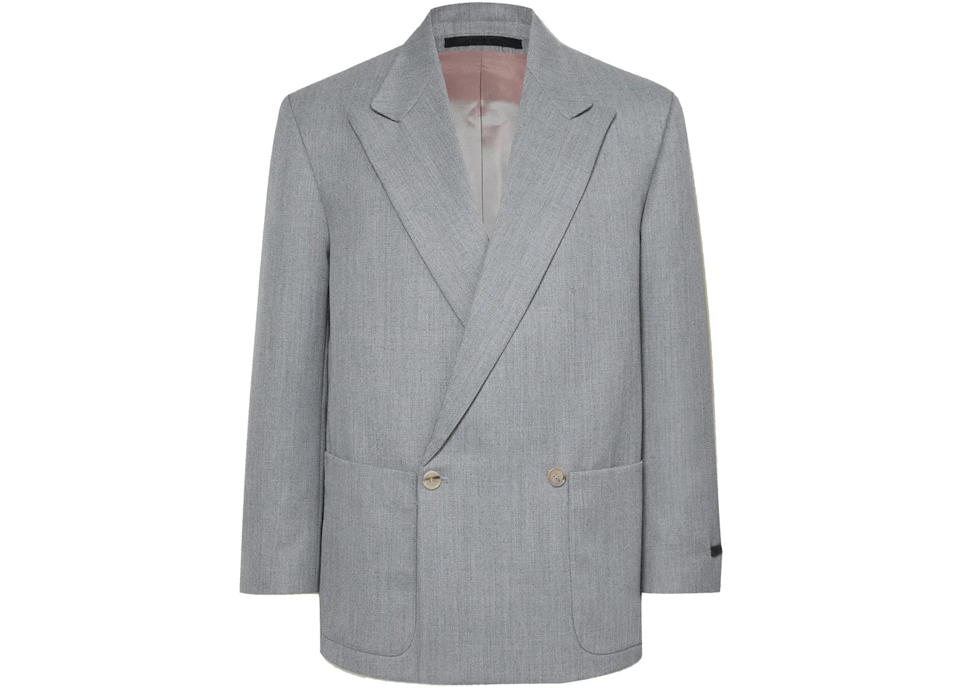 Fear of God Mr. Porter Exclusive Double-Breasted Wool Suit Jacket Gray