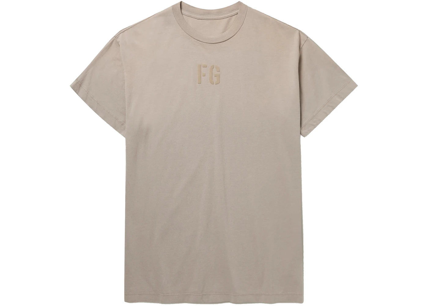 Fear of God Mr. Porter Exclusive Logo-Flocked Cotton-Jersey T-shirt Gray