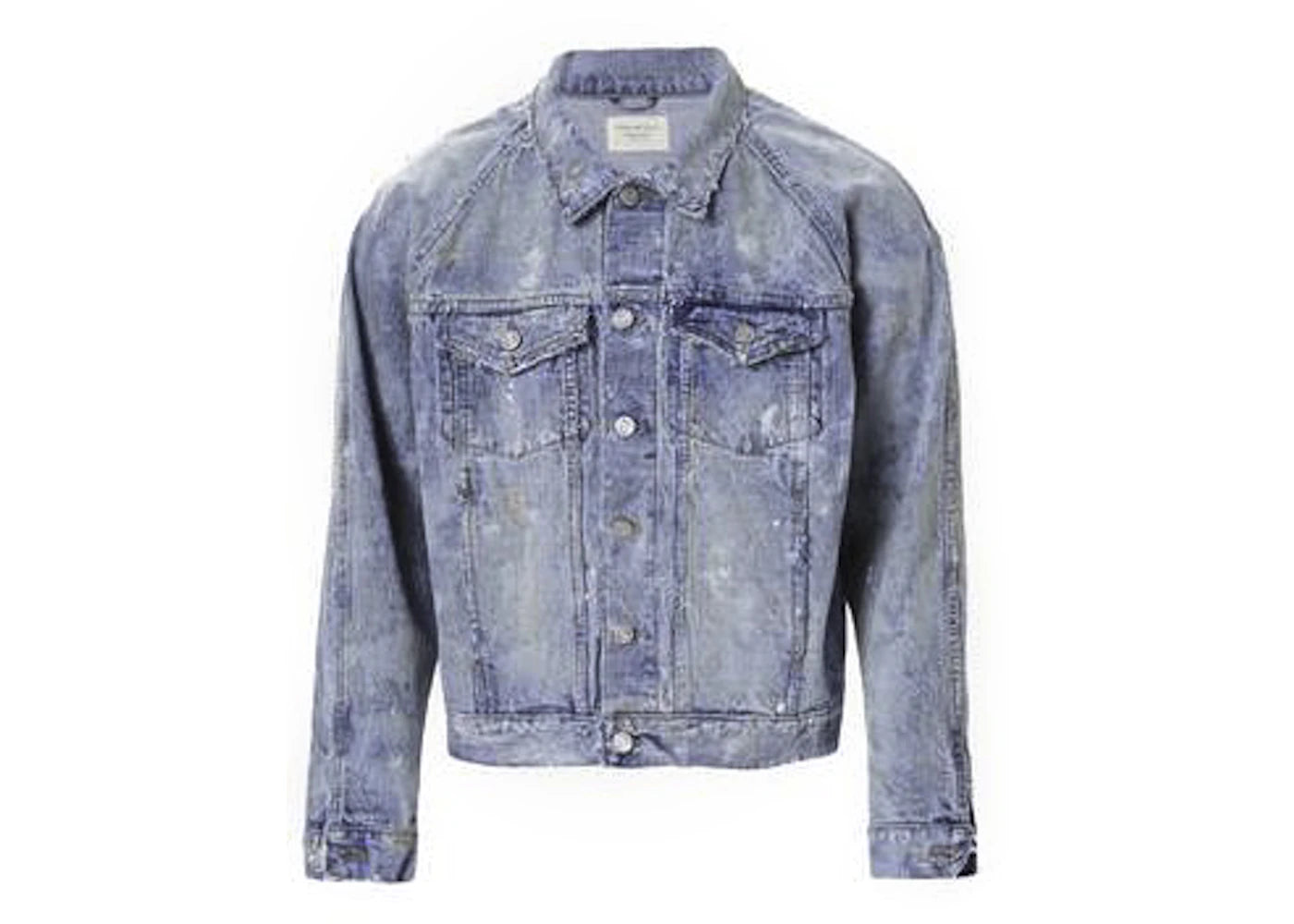 Fear of God Raglan Indigo Denim Romper Trucker Jacket Romper