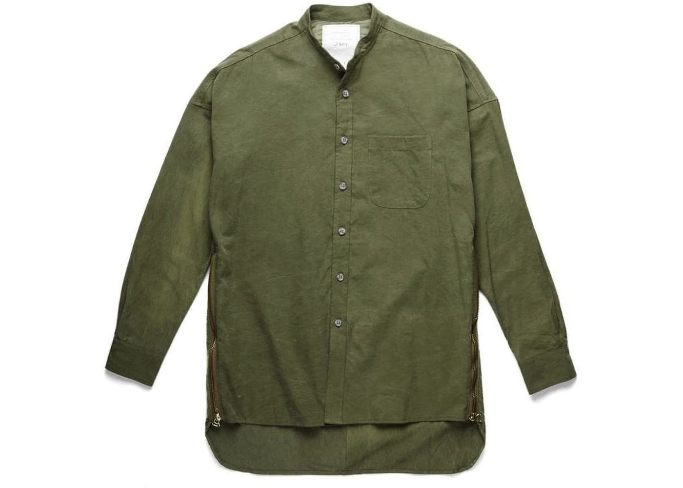 Fear of God ReadyMade Mandarin Collar Studio Shirt Military Green