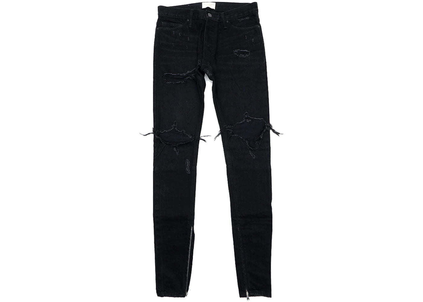 Fear of God SSENSE Vintage Black Selvedge Denim Jeans Vintage Black