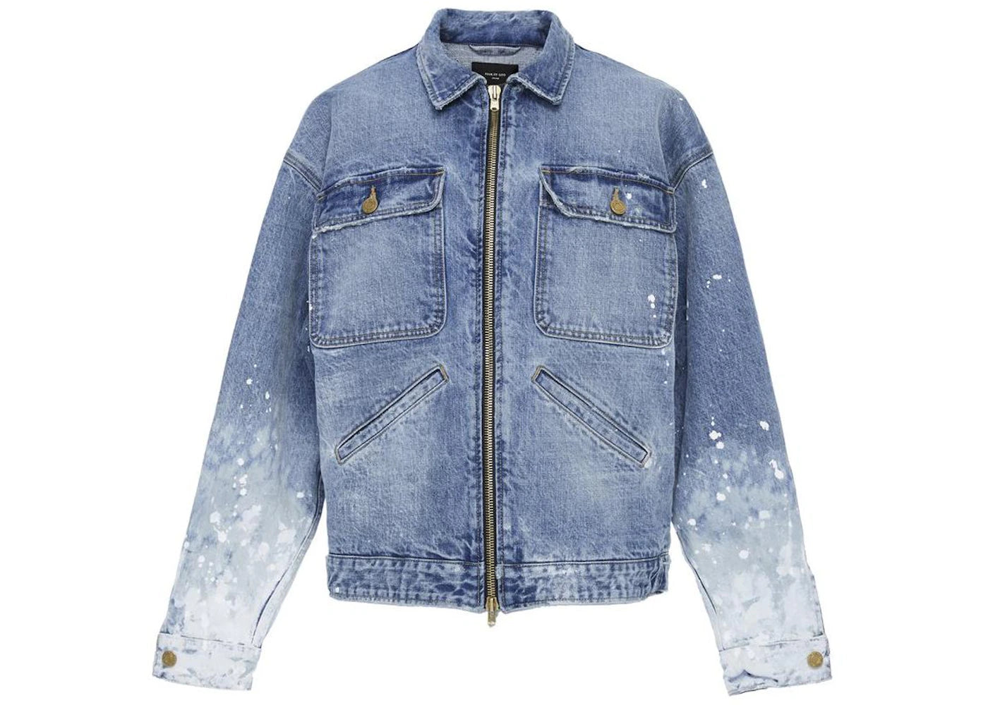 Fear of God Selvedge Denim Painters Work Jacket Vintage Indigo