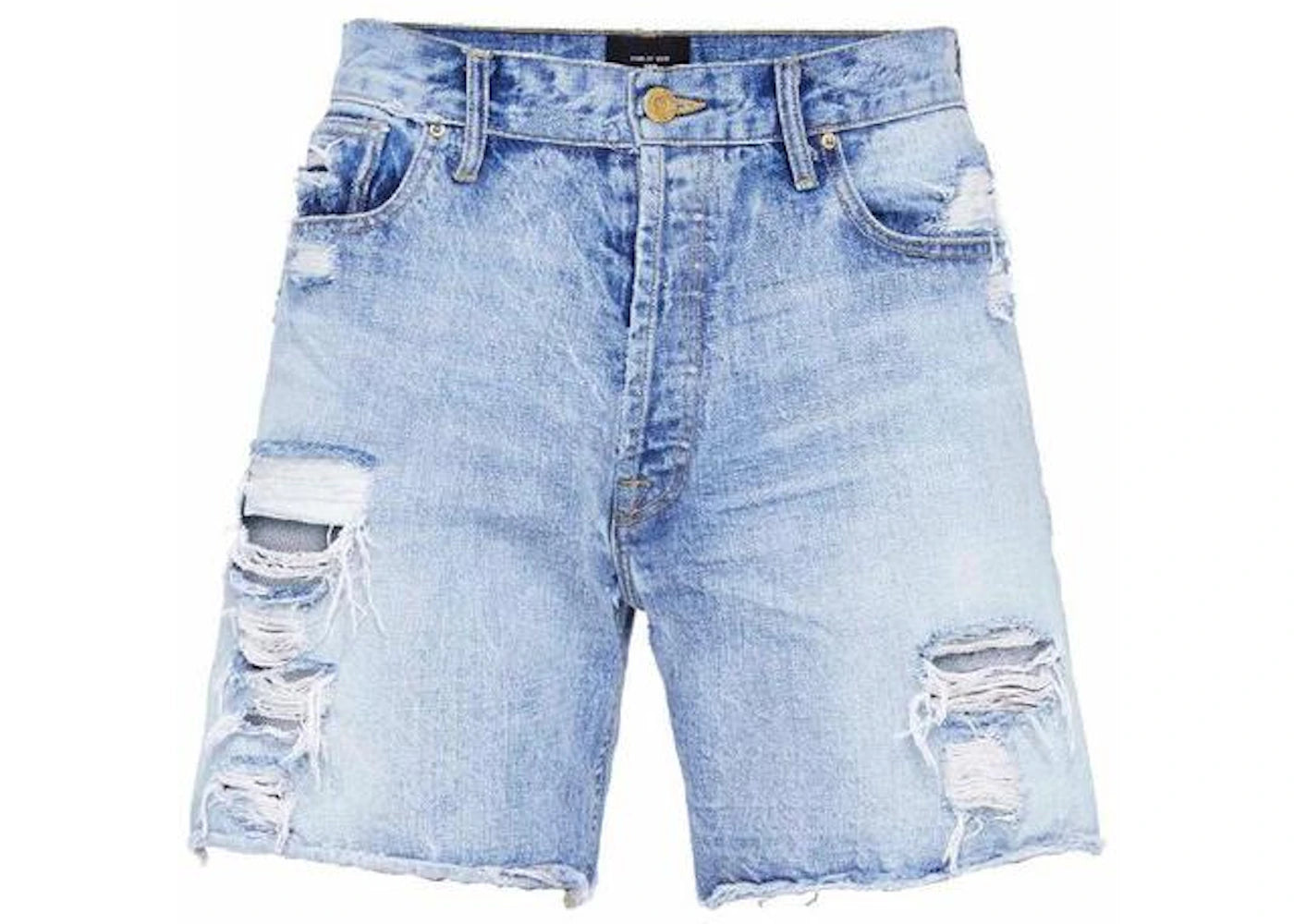 Fear of God Selvedge Denim Vintage Bleach Shorts Indigo