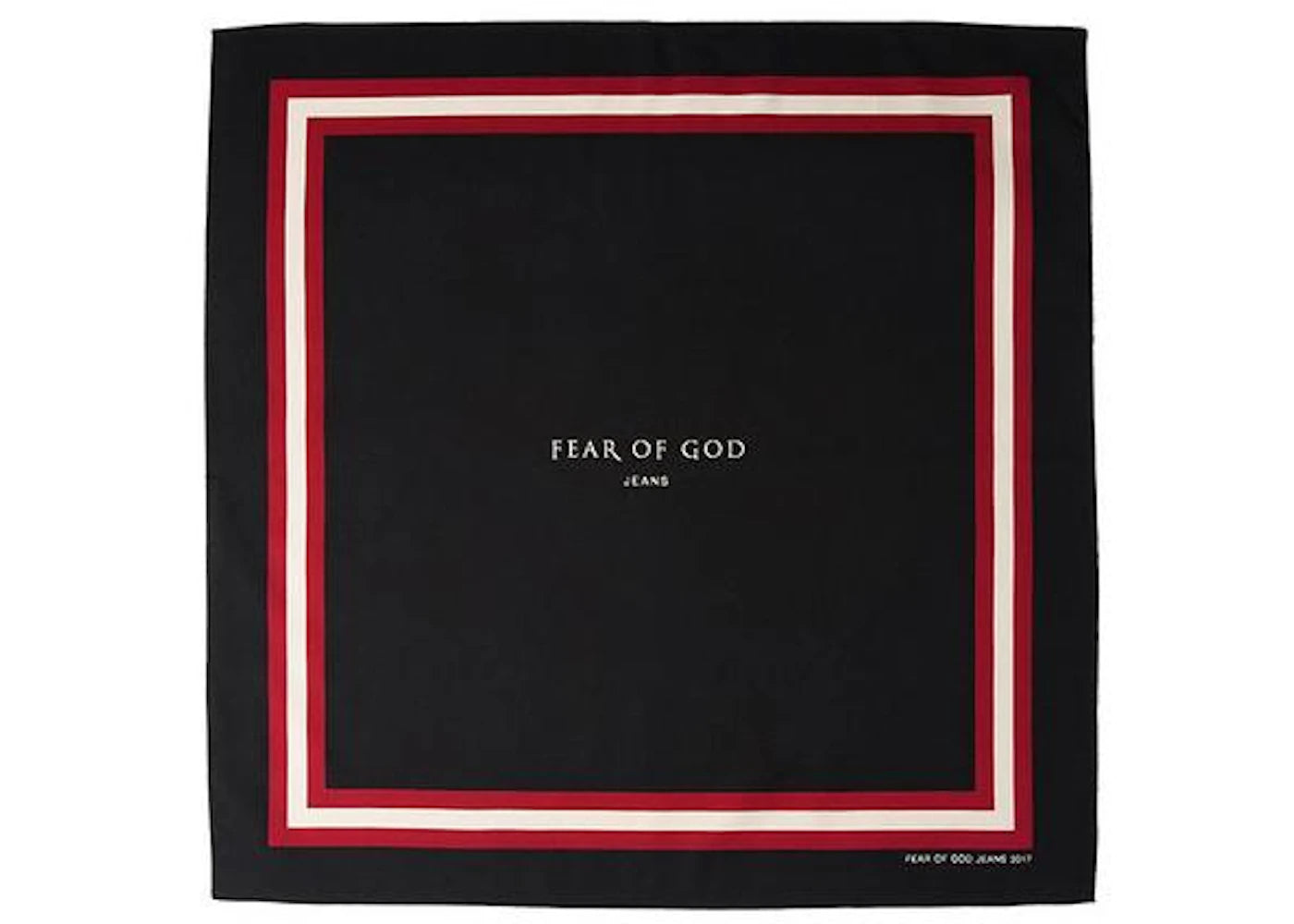 Fear of God Silk Bandana Black