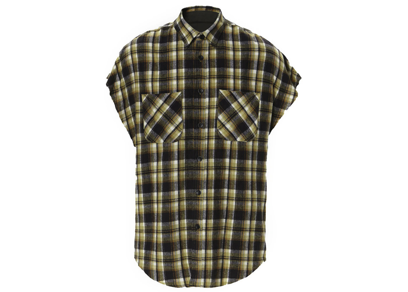 Fear of God Sleeveless Flannel Brown